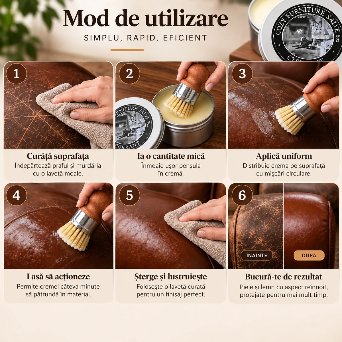 Kit Restaurare pentru Piele si Mobila