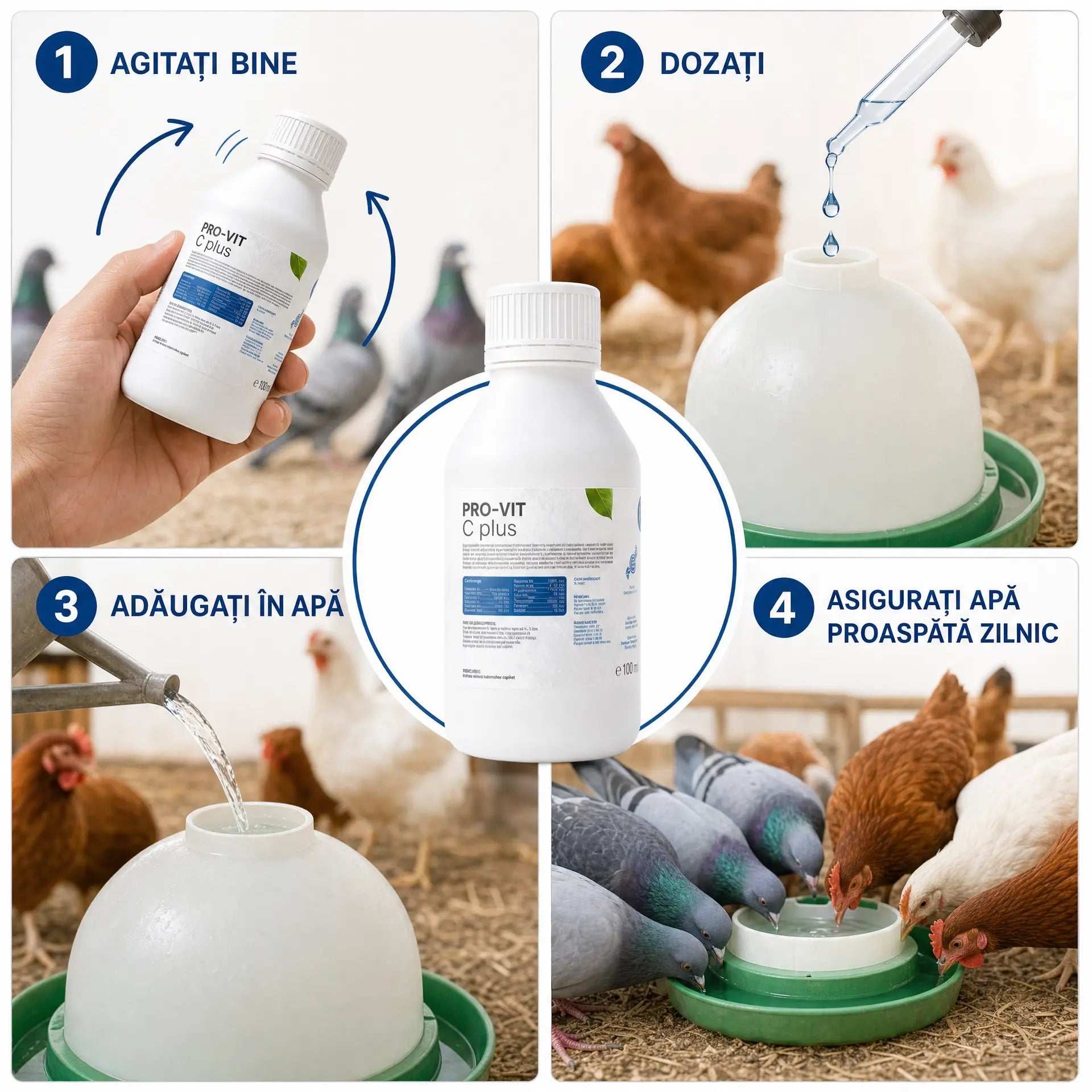 Aditiv Imunitar pentru Pasari de Curte si Porumbei 100ml