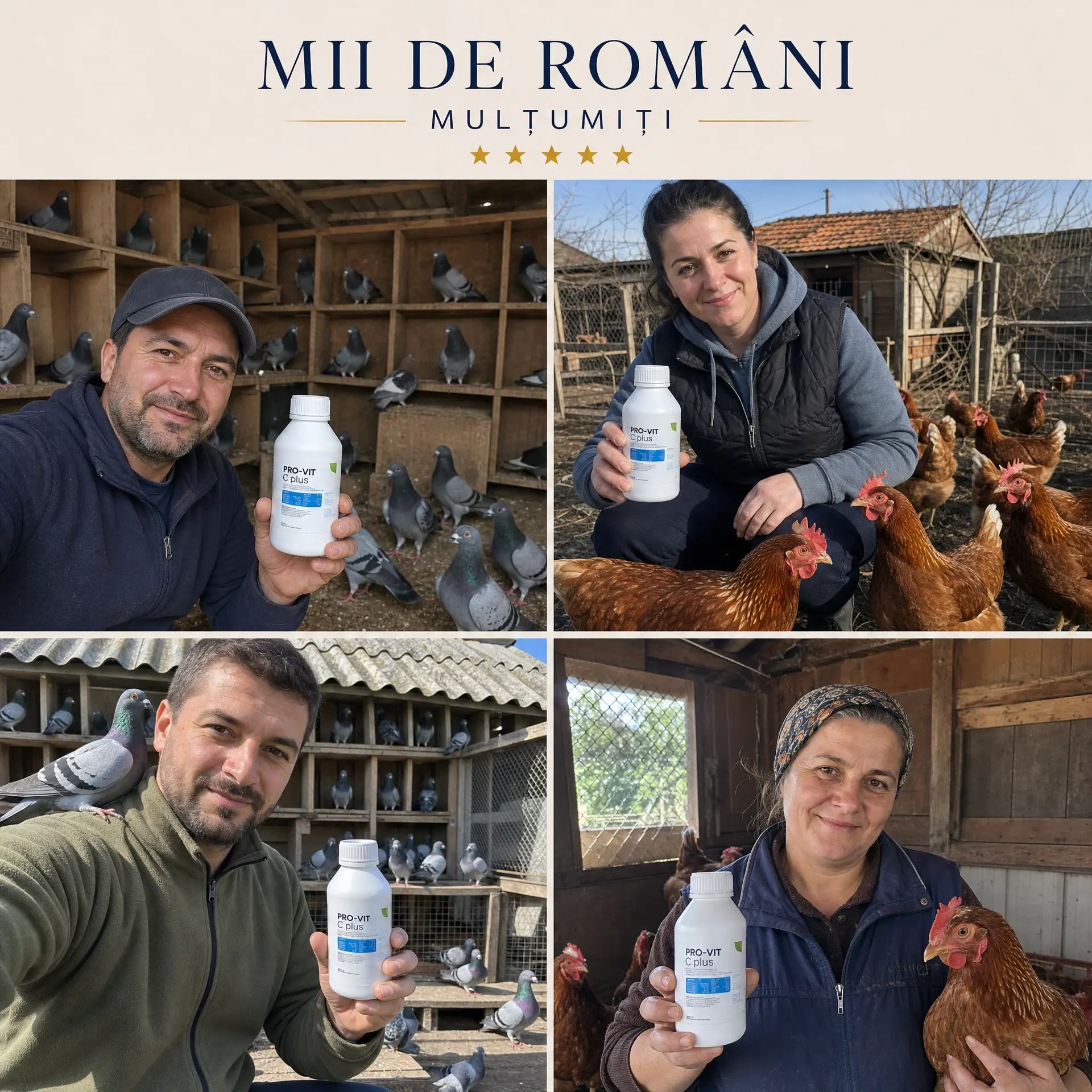 Aditiv Imunitar pentru Pasari de Curte si Porumbei 100ml