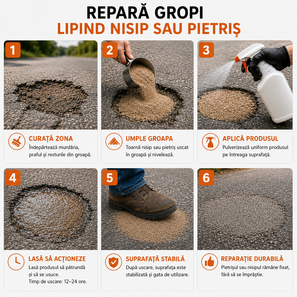Agent Fixare Nisip si Pietris 1L - SandHold