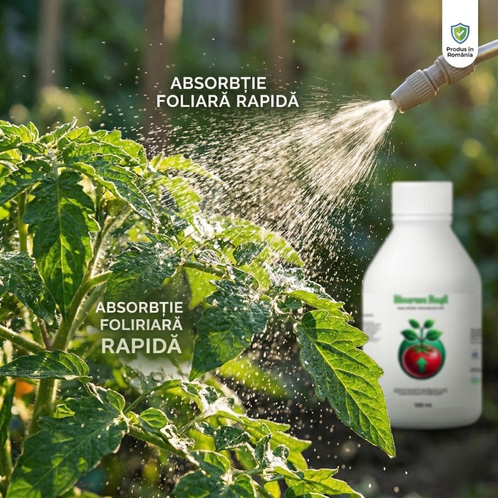 Biocresc Roșii Forte – Biostimulator Natural Concentrat (100ml / 20L soluție)
