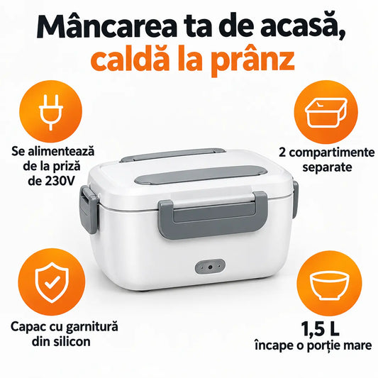 Caserola Smart cu Auto-Incalzire