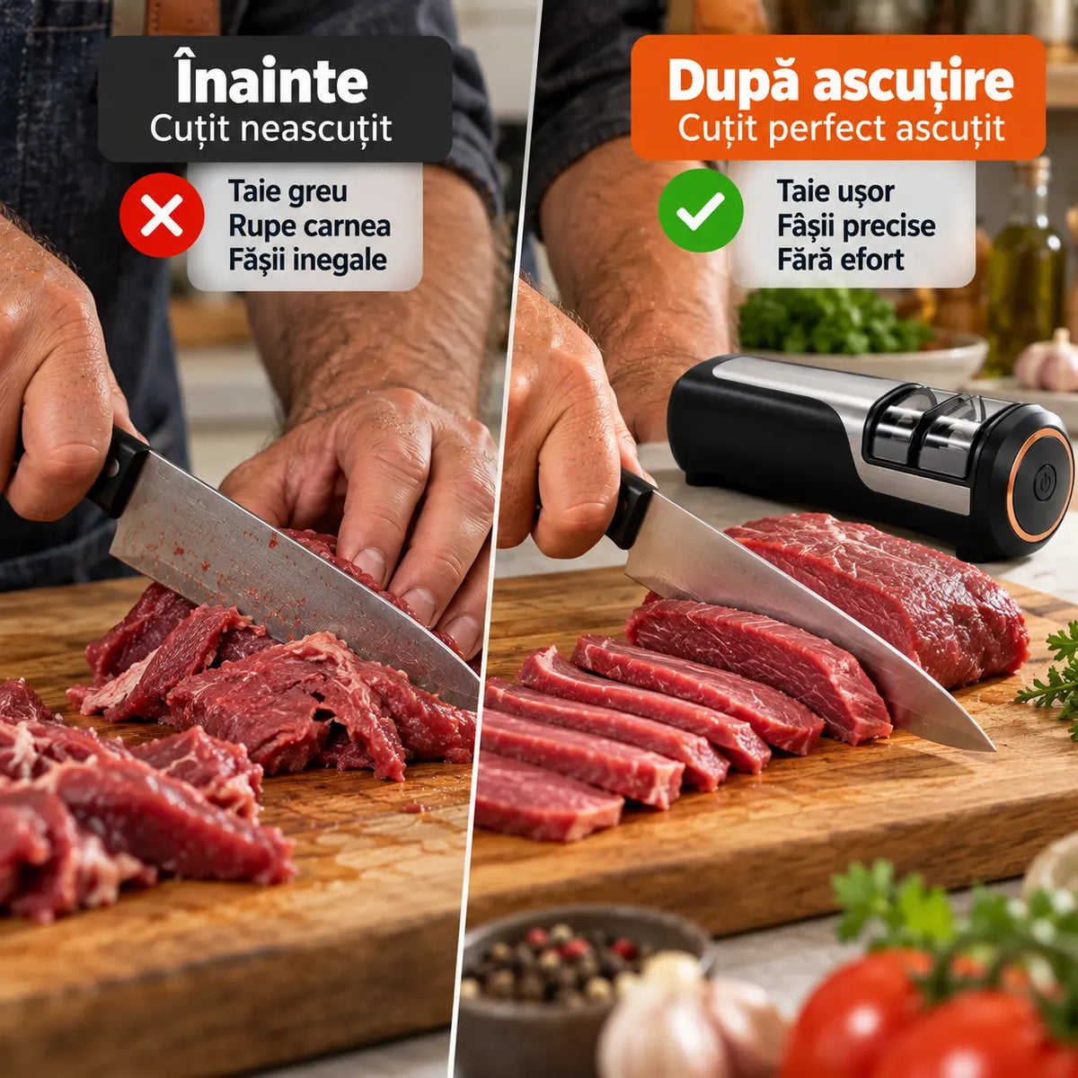 AutoSharp Ascutitor Electric pentru Cutite