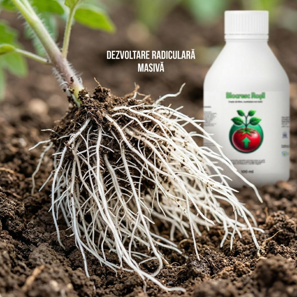 Biocresc Roșii Forte – Biostimulator Natural Concentrat (100ml / 20L soluție)