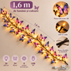 Ghirlanda Decorativa cu Fluturi, 36 LED 160cm 8 Moduri de Lumina
