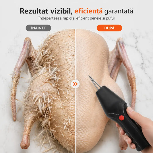 Smulgător Electric de Pene Păsări de Curte