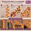 Ghirlanda Decorativa cu Fluturi, 36 LED 160cm 8 Moduri de Lumina