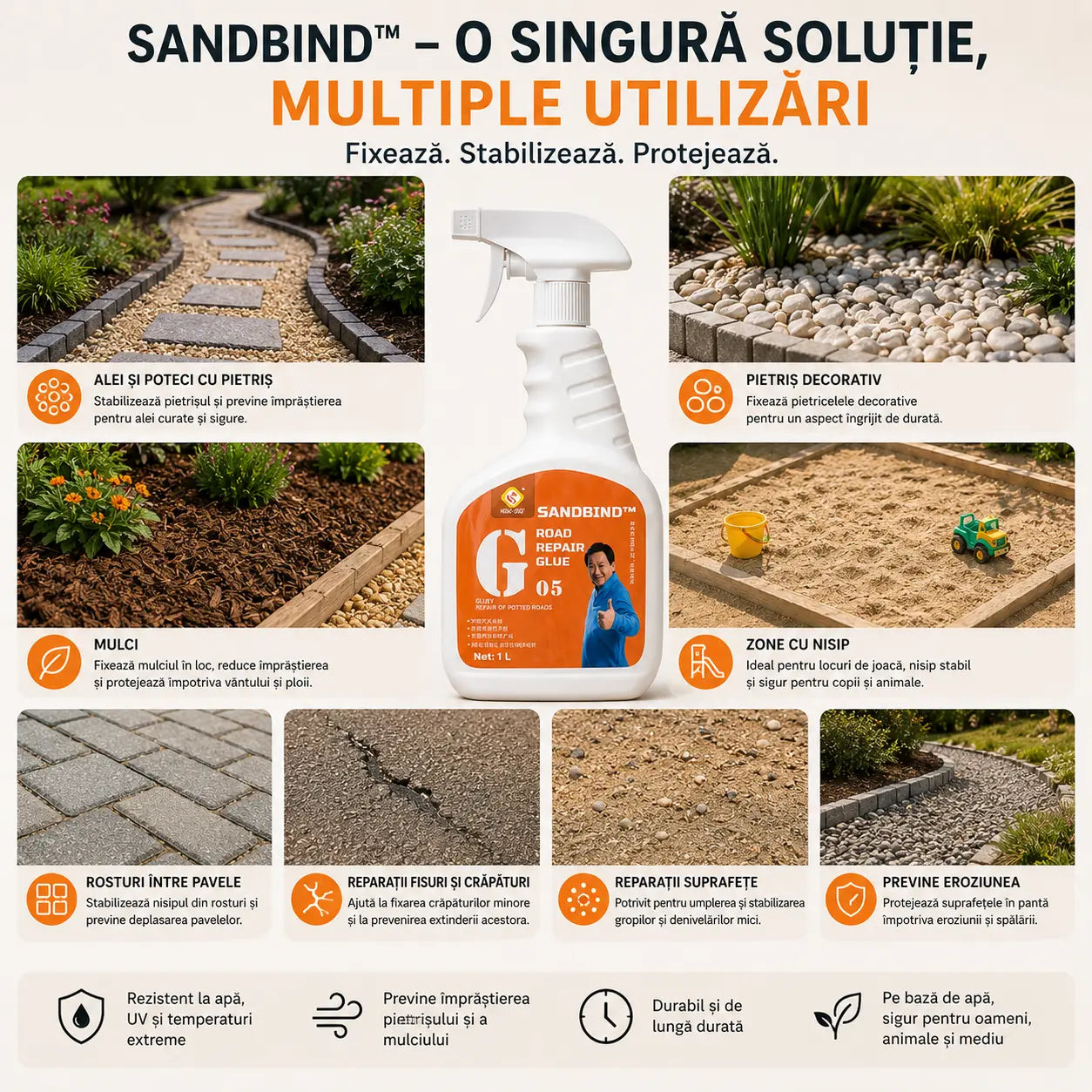 Agent Fixare Nisip si Pietris 1L - SandHold