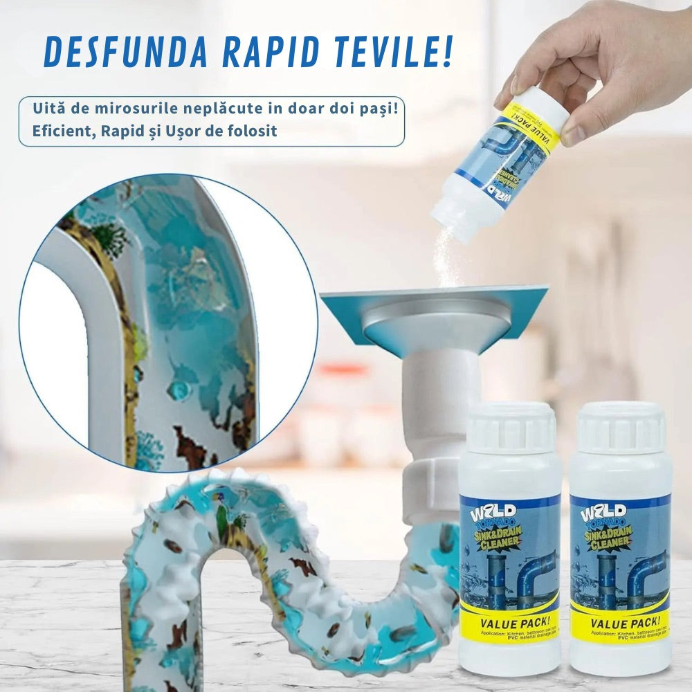 Pudră Tornado pentru Scurgeri