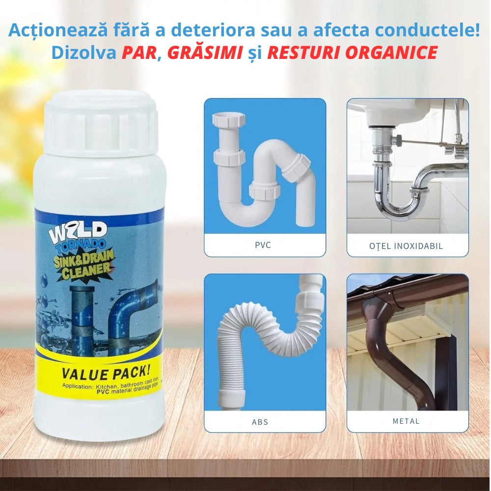 Pudră Tornado pentru Scurgeri