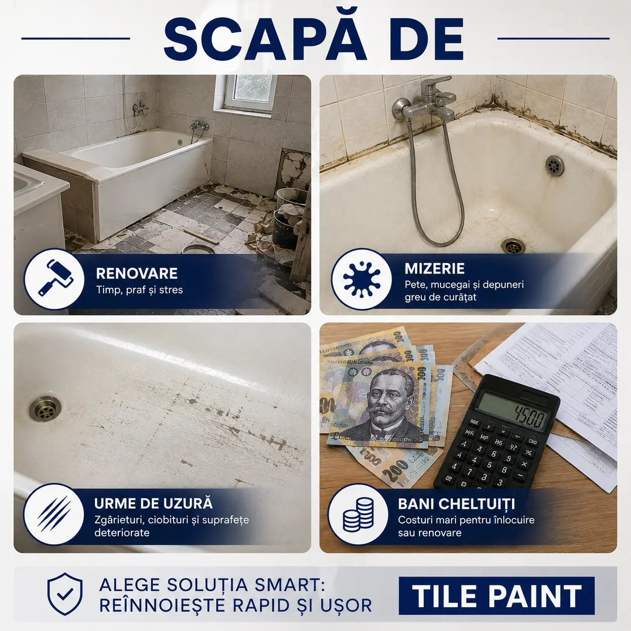 Vopsea Ceramica Premium pentru Baie si Bucatarie - Ceranova