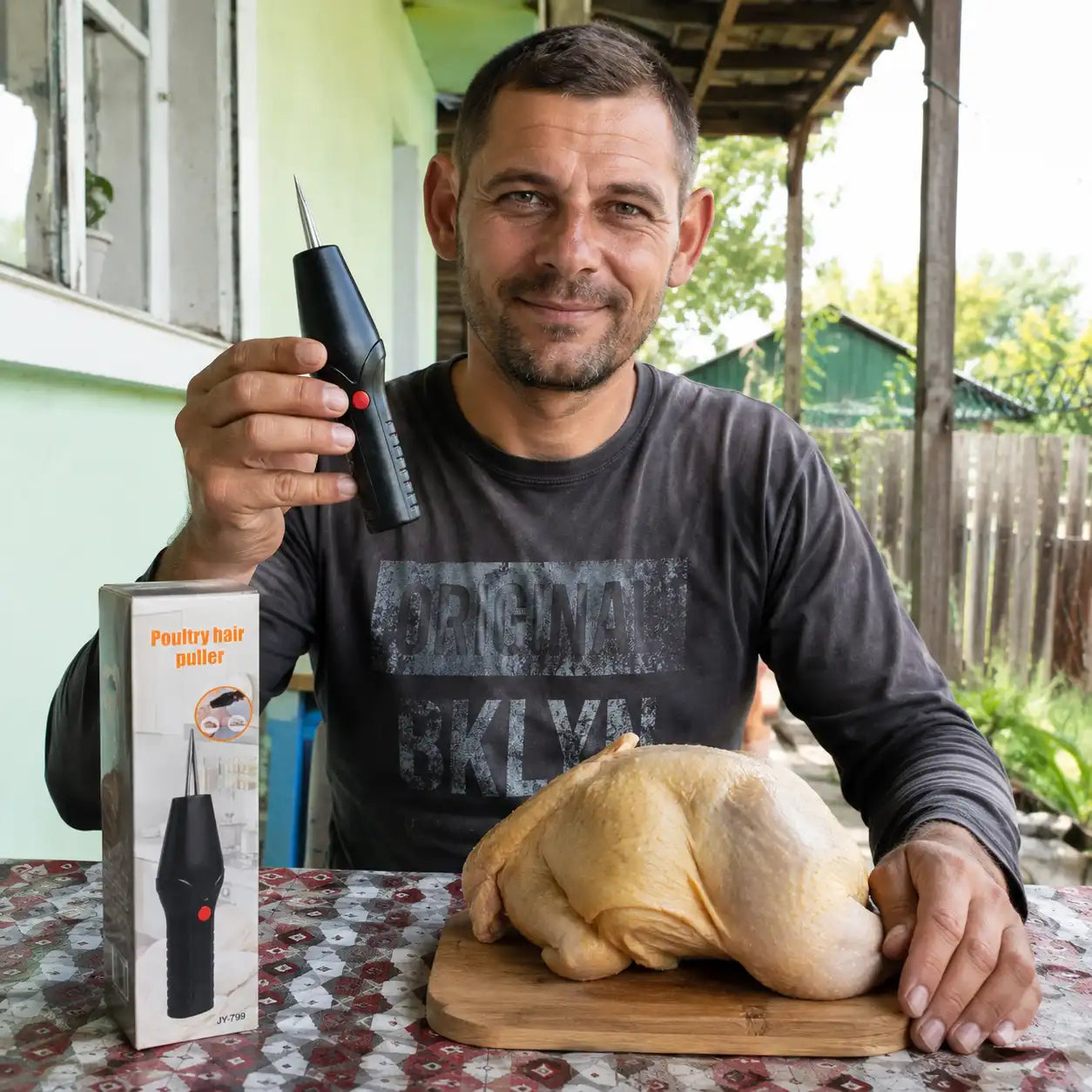 Smulgător Electric de Pene Păsări de Curte