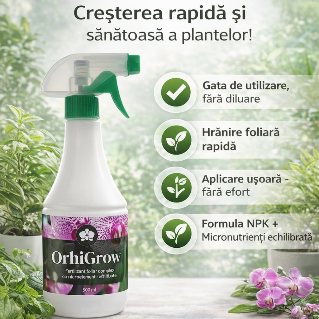 OrhiGrow - Fertilizant Complet pentru Orhidee 500ml