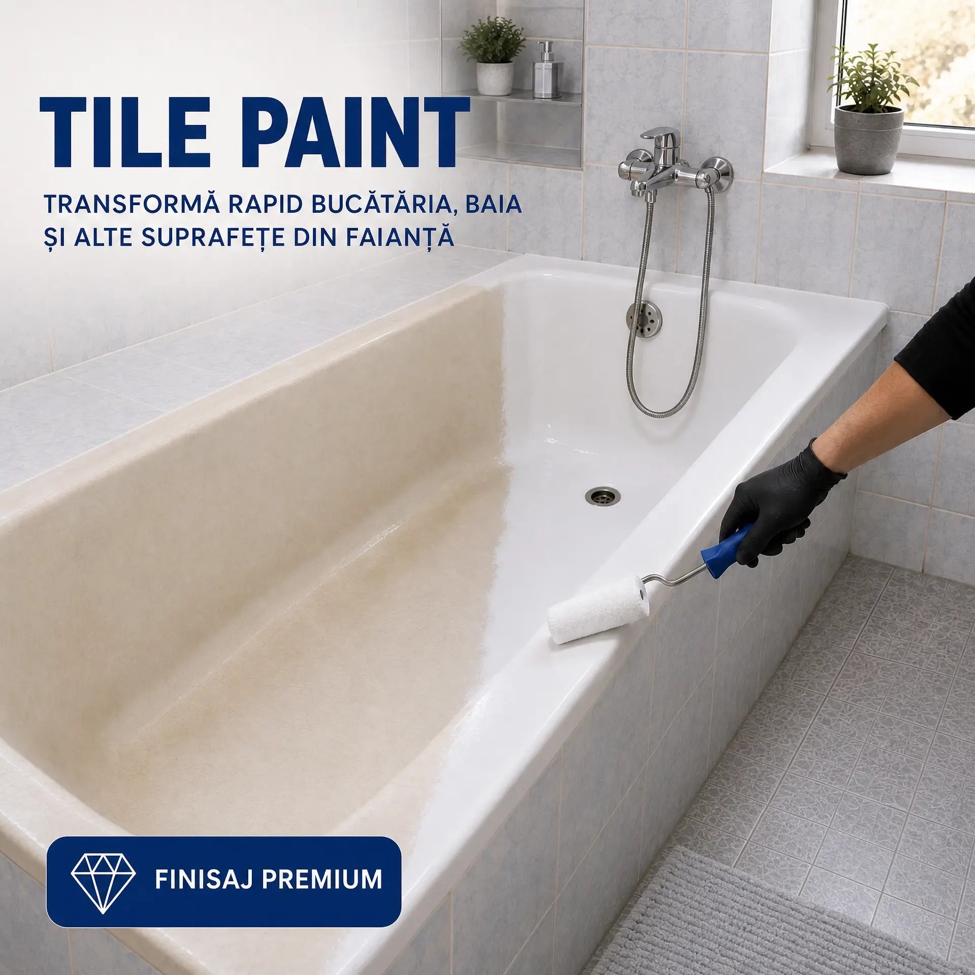 Vopsea Ceramica Premium pentru Baie si Bucatarie - Ceranova
